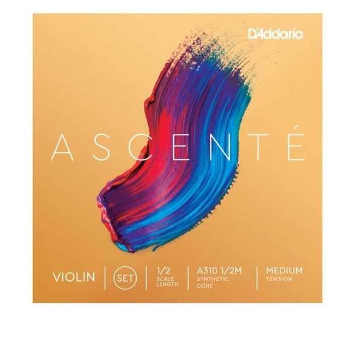 DAddario A310 1/2M Ascente Keman Tel Seti (1/2) | Sentetik Çekirdekli Sıcak Tonlar Nem Değişimlerine Direnç ve Geniş Dinamik Aralık